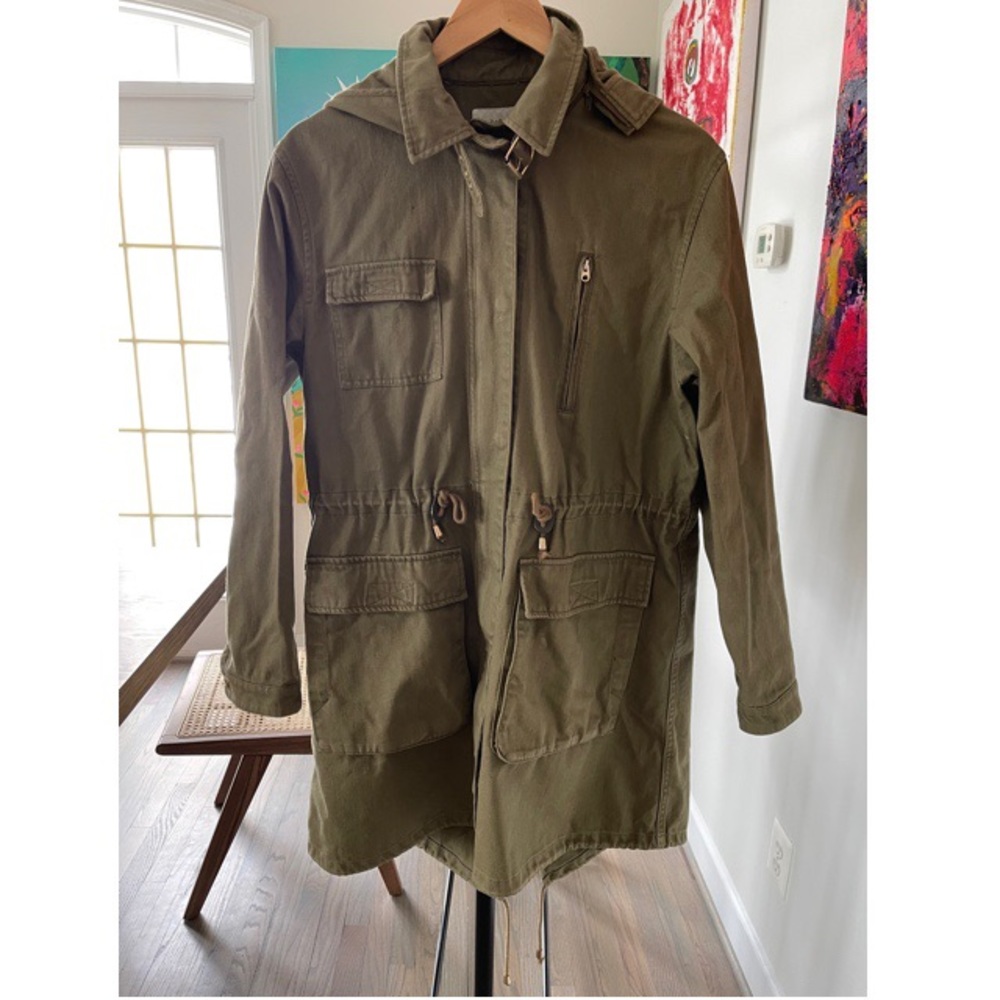 Zara Trafaluc Military Anorak Jacket